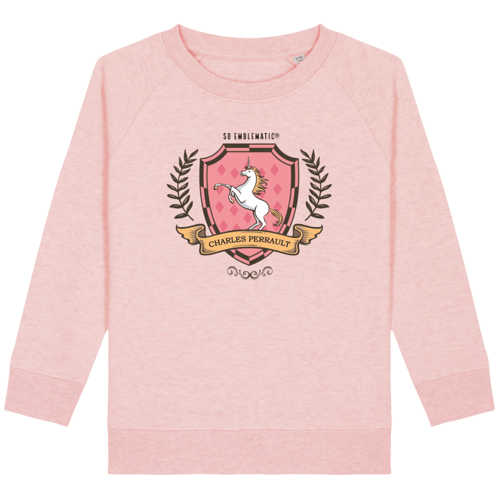 Sweat Enfant fille Licorne CHARLES PERRAULT So emblematic