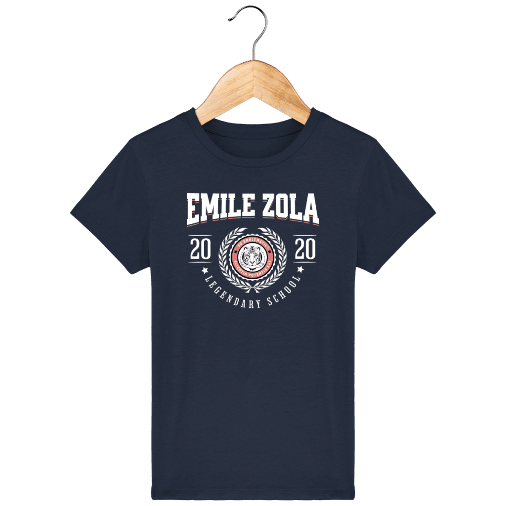 Tee Shirt Enfant Bio UNIVERSITY EMILE ZOLA So emblematic
