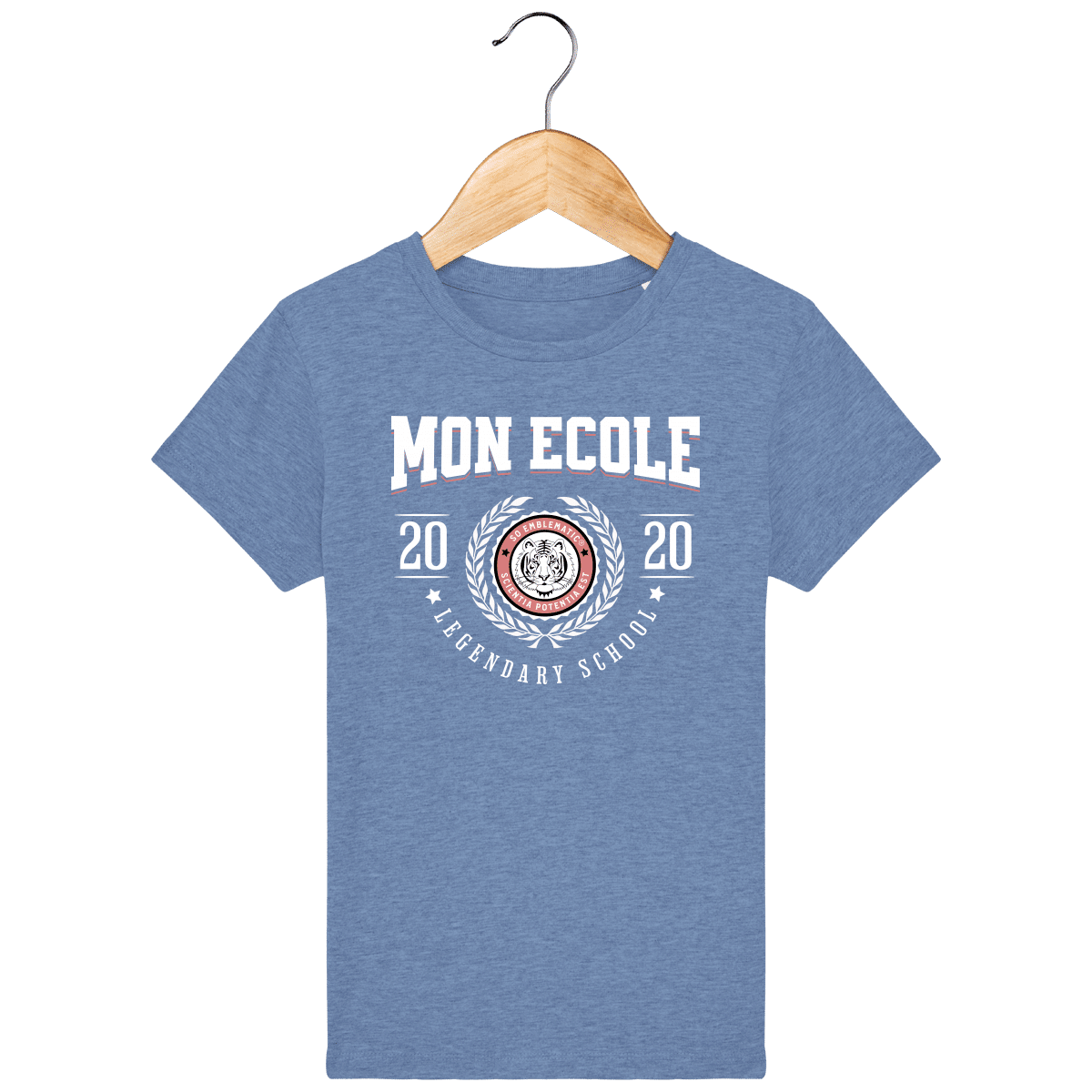 Tee Shirt Enfant Bio UNIVERSITY MON ECOLE - So emblematic