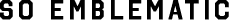 So emblematic logo