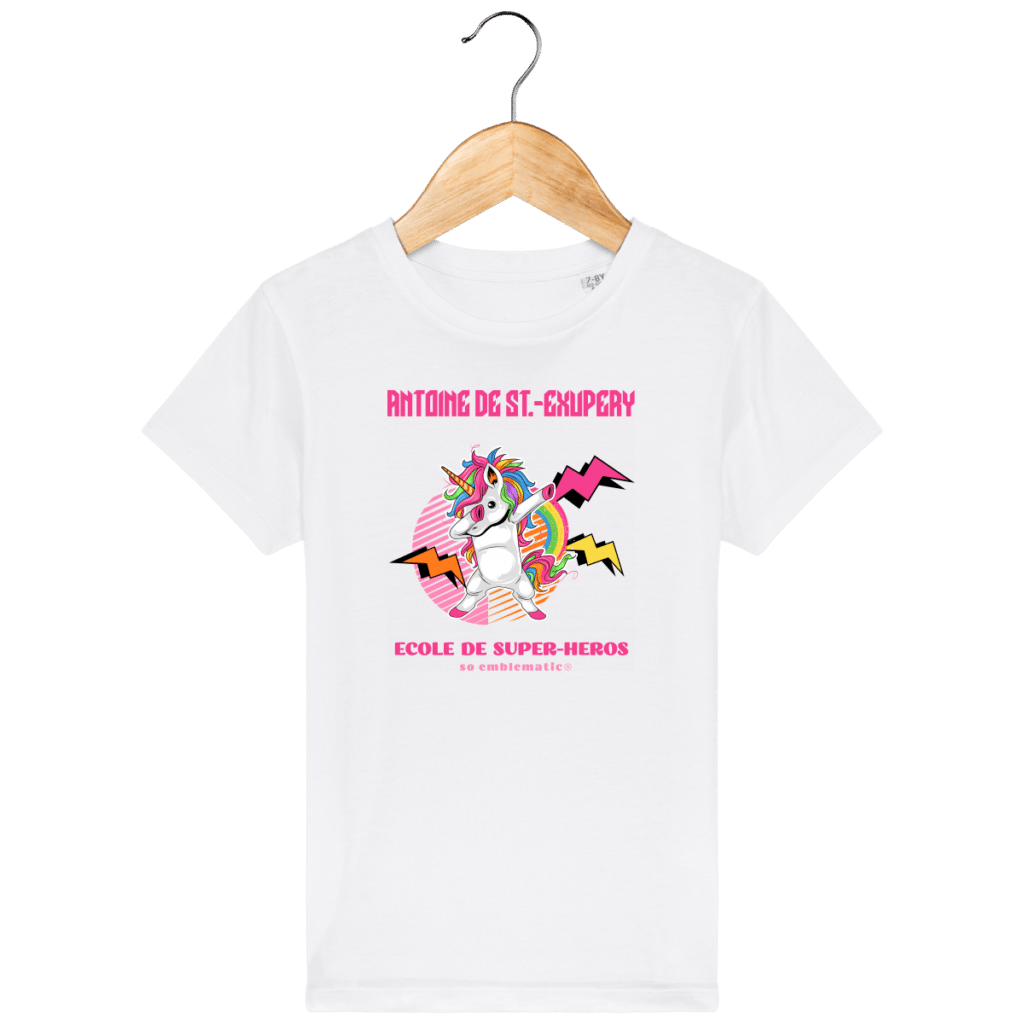 tee-shirt-enfant-bio-ecole-de-super-h-ros-antoine-de-saint-exupery-so